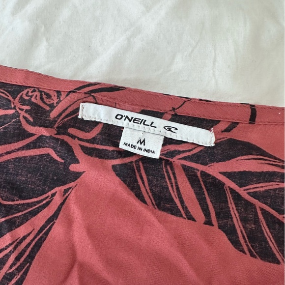 O’Neill lightweight tie long sleeve top, rust color, size M - Picture 3 of 4